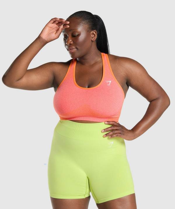 Damske Športové Podprsenky Gymshark Vital Seamless 2.0 Oranžové | PO1549378